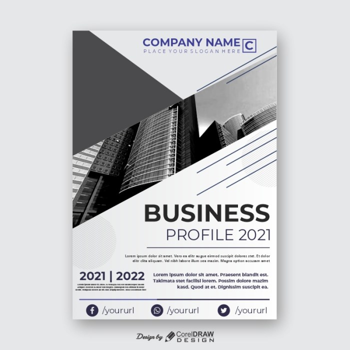 Profile cover company template behance premium here